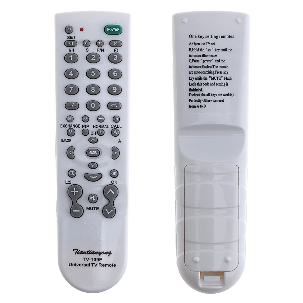 KELENG Universal Wireless TV Remote Control 433mhz Super Version With 10 M Long Transmission Distance For TV-139F TV Smart LCD
KELENG Universal Wireless TV Remote Control 433mhz Super Version With 10 M Long Transmission Distance For TV-139F TV Smart LCD
