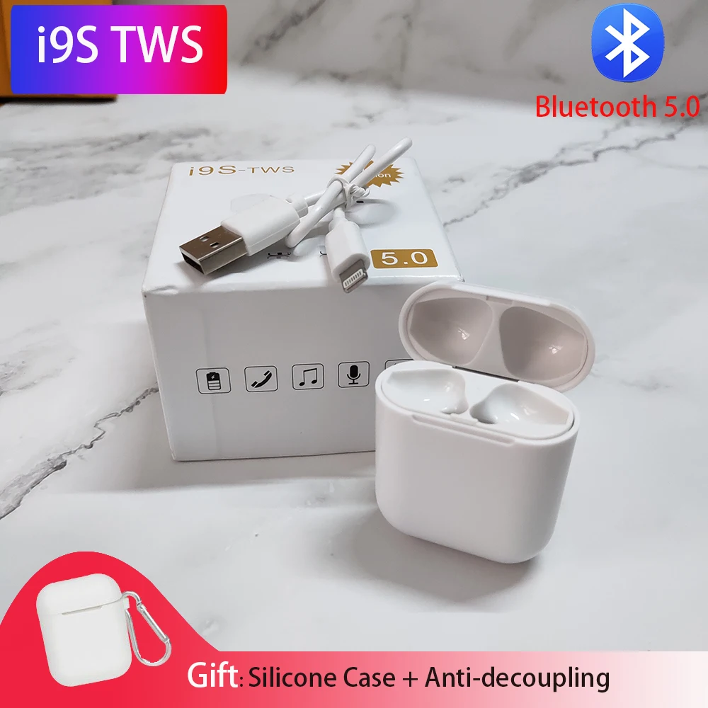 

in-ear for i9s i7s tws Bluetooth Earphone Earbuds Headset wireless headphone With Mic with charging box fone de ouvido