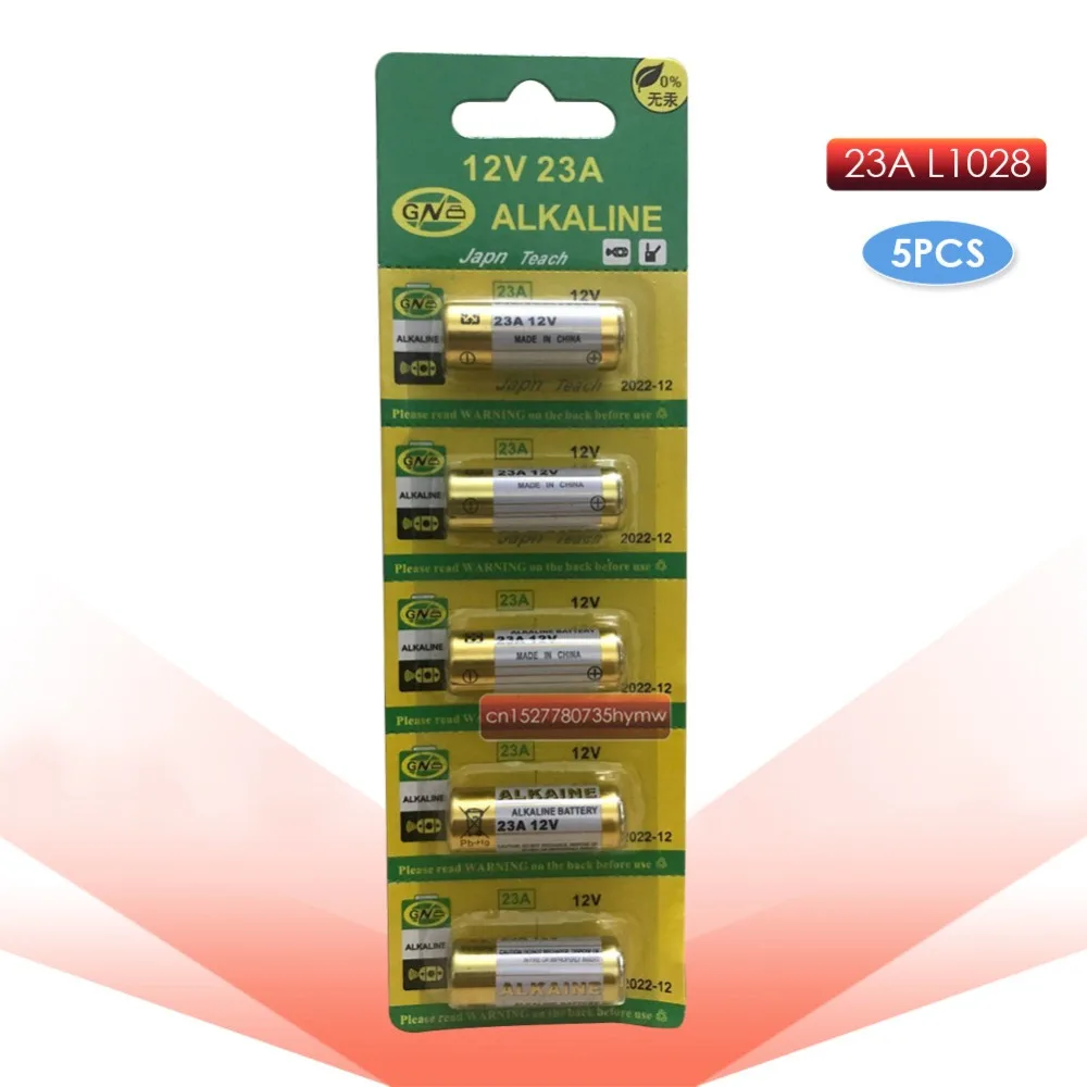 5pcs Alkaline battery 12V 23A battery 12V 27A 23A 12 V 21/23 A23 E23A MN21 RC control remote controller battery RC Part
5pcs Alkaline battery 12V 23A battery 12V 27A 23A 12 V 21/23 A23 E23A MN21 RC control remote controller battery RC Part