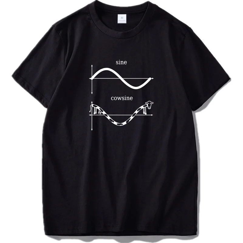 Sine Cowsine Like A Giraffe Tee Shirt Homme Pure Cotton Creative Math Design T-shirt Humor Geek Camiseta EU Size
Sine Cowsine Like A Giraffe Tee Shirt Homme Pure Cotton Creative Math Design T-shirt Humor Geek Camiseta EU Size