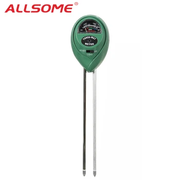 ALLSOME 3 in1 Garden Plant Flowers Soil PH Tester Moisture Light Meter Testing Tools HT1406+
ALLSOME 3 in1 Garden Plant Flowers Soil PH Tester Moisture Light Meter Testing Tools HT1406+