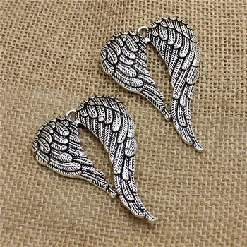6 pcs 46*68mm Big Angel Wings Jewelry Antique Metal Alloy Making Charms Fit Pendants Jewelry Making
6 pcs 46*68mm Big Angel Wings Jewelry Antique Metal Alloy Making Charms Fit Pendants Jewelry Making