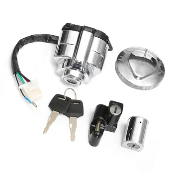 1 Set Motorcycle Lock Aluminum Plastic Motorcycle Ignition Switch Lock For Honda Shadow VLX VT 400 600 750 Parts Accessories
1 Set Motorcycle Lock Aluminum Plastic Motorcycle Ignition Switch Lock For Honda Shadow VLX VT 400 600 750 Parts Accessories