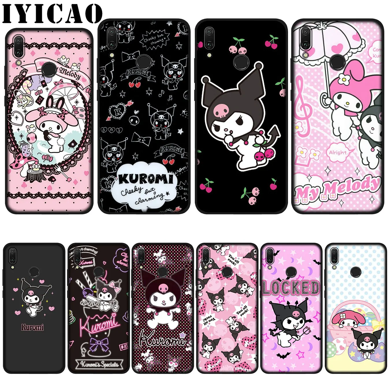 IYICAO Kuromi Colorful Cute Soft Case for Huawei P20 Pro P10 P8 P9 P30 Lite Mini 2017 P Smart 2019 Cover
IYICAO Kuromi Colorful Cute Soft Case for Huawei P20 Pro P10 P8 P9 P30 Lite Mini 2017 P Smart 2019 Cover