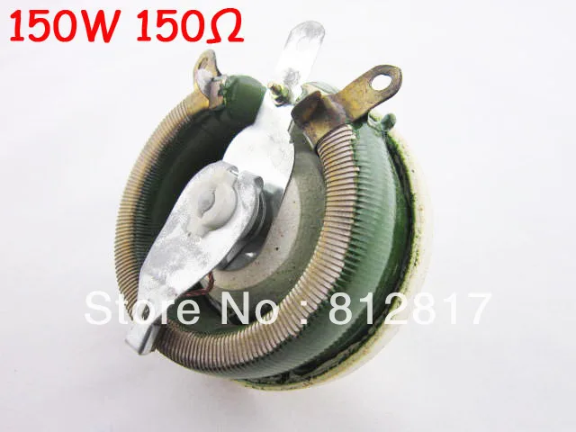Wirewound Variable Resistor 150 Ohm 150W Ceramic Disk Rheostat