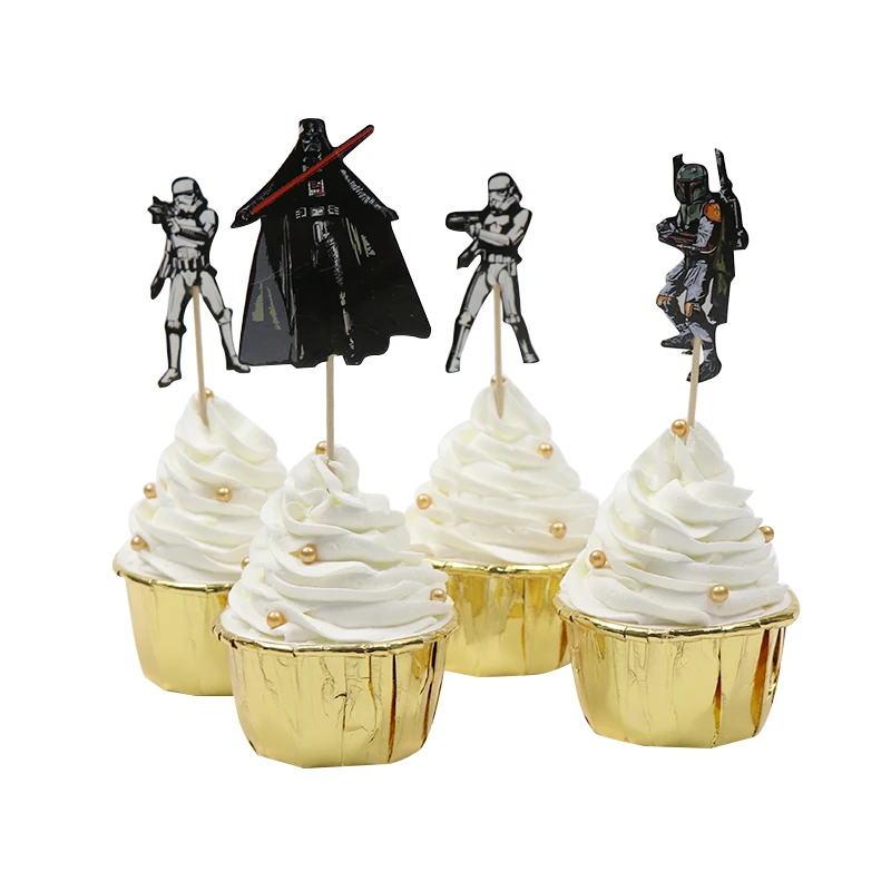 24PCS/set Star Wards Cupcake Topper Picks Kid Baby Birthday Party Cake Decorations Baby Shower Food Picks Cake Topper Supplies
24PCS/set Star Wards Cupcake Topper Picks Kid Baby Birthday Party Cake Decorations Baby Shower Food Picks Cake Topper Supplies