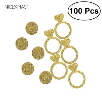 100pcs Diamond Ring Confetti Craft Toys for Shower Bachelorette Decor Engagement Ring old Glitter Paper Confetti DIY Kits
100pcs Diamond Ring Confetti Craft Toys for Shower Bachelorette Decor Engagement Ring old Glitter Paper Confetti DIY Kits