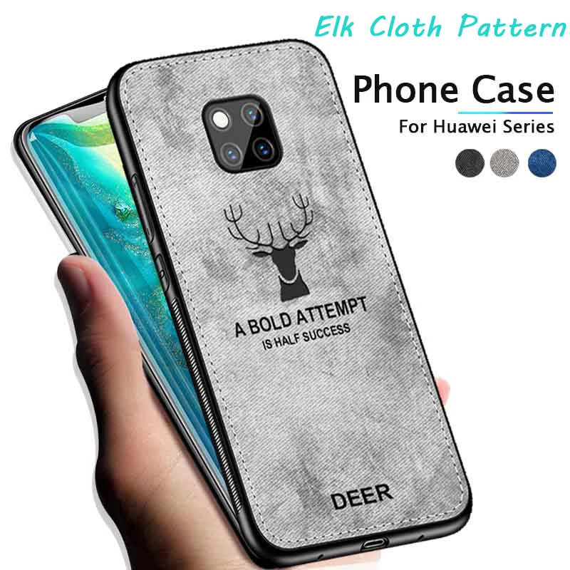 Elk Deer Cloth Pattern Case for Huawei P20 Lite P8 P9 P10 Lite 2017 Fabric Soft Silicone Case for Huawei Mate 20 Lite 10 9 8 Pro
Elk Deer Cloth Pattern Case for Huawei P20 Lite P8 P9 P10 Lite 2017 Fabric Soft Silicone Case for Huawei Mate 20 Lite 10 9 8 Pro