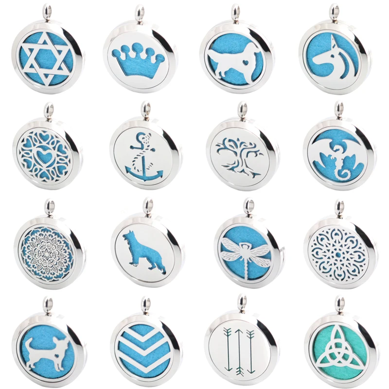 New Arrive 30mm Jewelry more than 160 Style Aromatherapy Essential Oils Stainless pendant Perfume Diffuser Locket Necklace
New Arrive 30mm Jewelry more than 160 Style Aromatherapy Essential Oils Stainless pendant Perfume Diffuser Locket Necklace