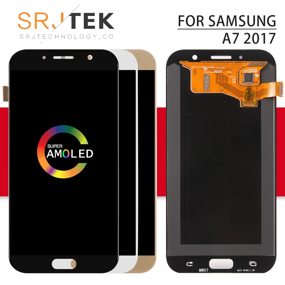 AMOLED For SAMSUNG A7 2017 LCD A720 Display Touch Digitizer Sensor Glass Assembly With Frame For SAMSUNG GALAXY A720F Display
AMOLED For SAMSUNG A7 2017 LCD A720 Display Touch Digitizer Sensor Glass Assembly With Frame For SAMSUNG GALAXY A720F Display