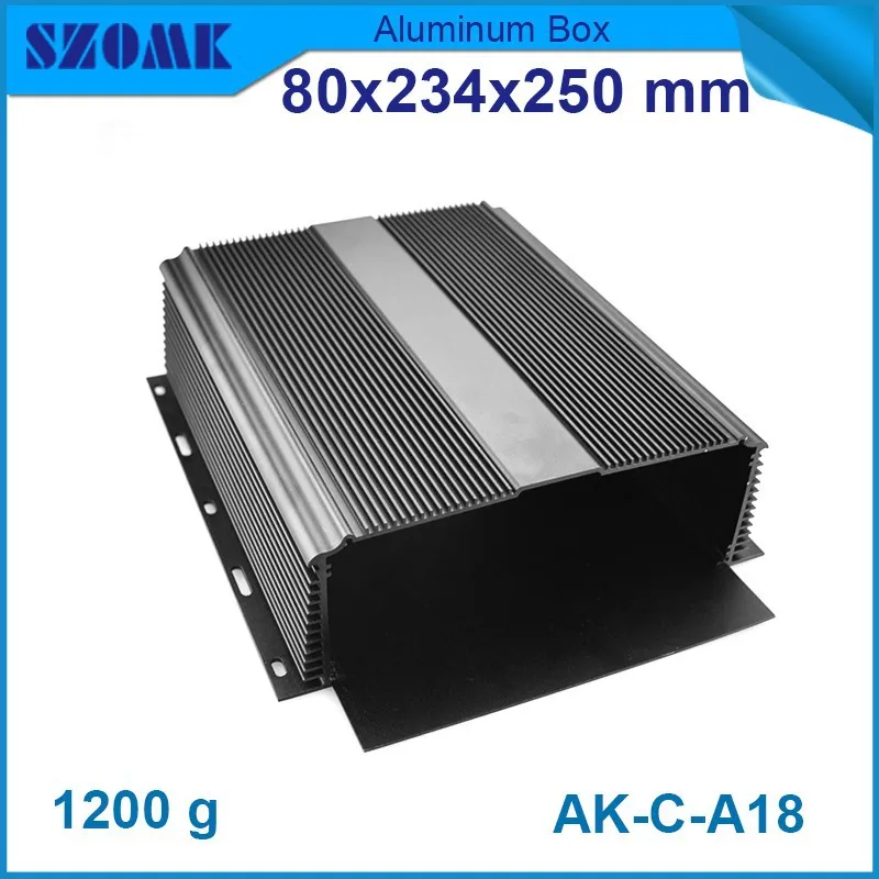 10 pcs/lot aluminum die casing housing in black color oxey Anodization box 80(H)x234(W)x250(L) mm humidity sensor box
10 pcs/lot aluminum die casing housing in black color oxey Anodization box 80(H)x234(W)x250(L) mm humidity sensor box
