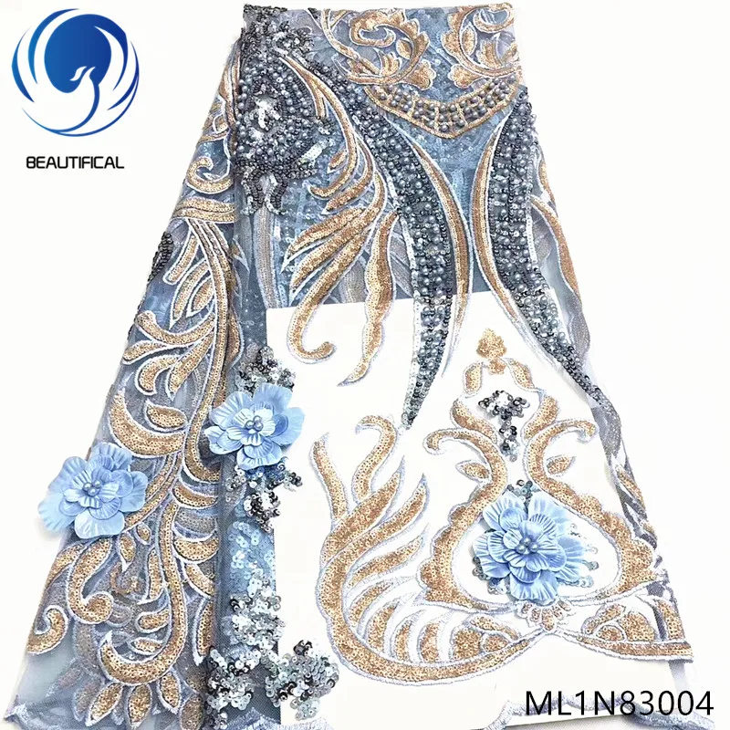 BEAUTIFICAL nigerian lace fabrics 2019 New 3d flowers net lace fabric with beads french embroidery sequins lace fabric ML1N830
BEAUTIFICAL nigerian lace fabrics 2019 New 3d flowers net lace fabric with beads french embroidery sequins lace fabric ML1N830