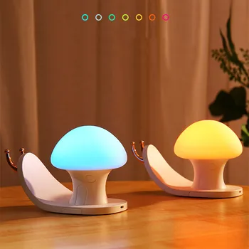 Snail Table Lamp Touch Sensor Colorful LED Night Light with Phone Holder Dimmable Timer USB Rechargeable Bedroom Bedside Lamp
Snail Table Lamp Touch Sensor Colorful LED Night Light with Phone Holder Dimmable Timer USB Rechargeable Bedroom Bedside Lamp