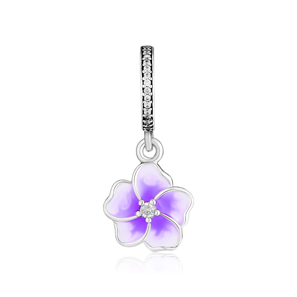 CKK Beads Magnolia Silver Charm with Pale Purple Enamel Genuine 925 Sterling Silver DIY Beads Fits Women Charms Bracelet kralen
CKK Beads Magnolia Silver Charm with Pale Purple Enamel Genuine 925 Sterling Silver DIY Beads Fits Women Charms Bracelet kralen
