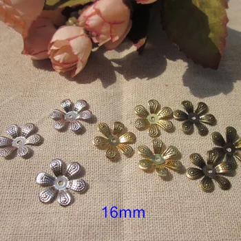 Metal Stamping Crafts 16mm Flower Beads Cap 6 Petal Gold-color,Silver-color,Bronze,Steel Color,DIY Jewelry Supplies -200 pcs
Metal Stamping Crafts 16mm Flower Beads Cap 6 Petal Gold-color,Silver-color,Bronze,Steel Color,DIY Jewelry Supplies -200 pcs