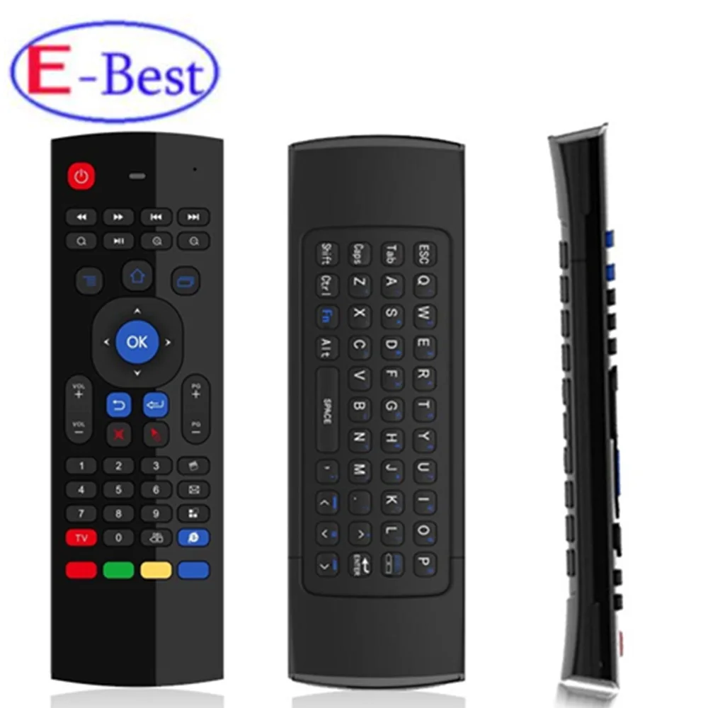 MX3 Air Mouse Wireless Keyboard 2.4G IR Learning Fly Air Mouse Remote Control For Android TV Box PC Projector
MX3 Air Mouse Wireless Keyboard 2.4G IR Learning Fly Air Mouse Remote Control For Android TV Box PC Projector