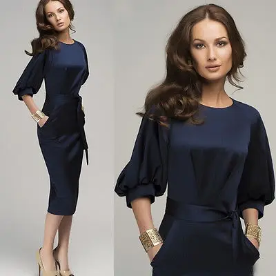 2017Summer Spring Woman Dress Clothing New Sexy Women Summer Casual Puff Sleeve Sashes Sheath Wear To Work Party Midi Dress
2017Summer Spring Woman Dress Clothing New Sexy Women Summer Casual Puff Sleeve Sashes Sheath Wear To Work Party Midi Dress