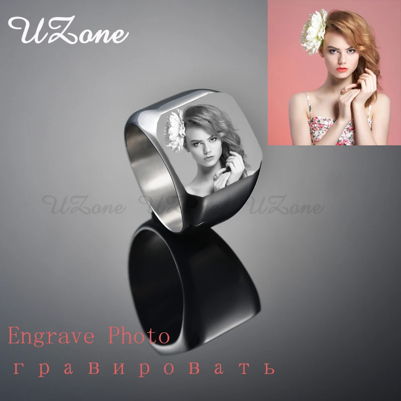 UZone Engrave Name Photo Signet Ring Stainless Steel Blank Punk Men Ring For Father's Day Gift
UZone Engrave Name Photo Signet Ring Stainless Steel Blank Punk Men Ring For Father's Day Gift