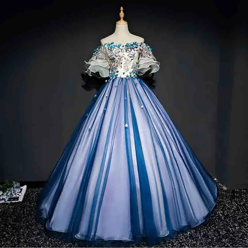 New Deluxe Wedding Bridal Blue Off-Shoulder Dress Formal Evening Party Dress Ball Gown Birthday Gift For Lady Plus Size 5XL 6XL
New Deluxe Wedding Bridal Blue Off-Shoulder Dress Formal Evening Party Dress Ball Gown Birthday Gift For Lady Plus Size 5XL 6XL