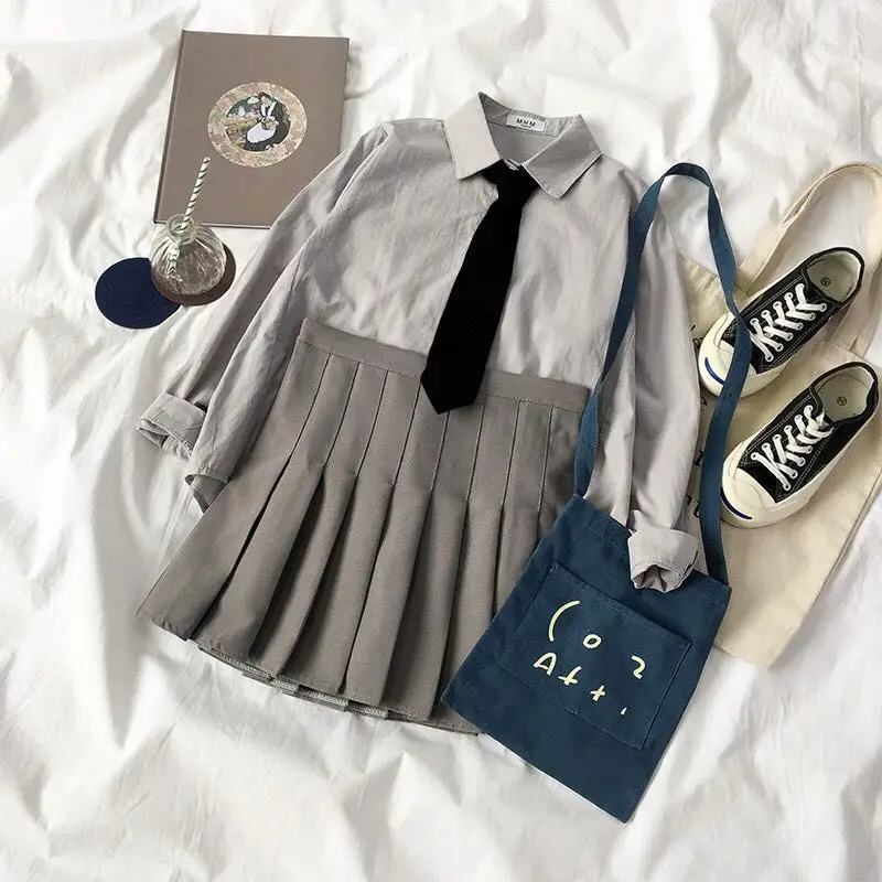 2 Piece Outfits for Women Skirt Set , Preppy Style Womens Two Piece Sets 2019 , Single Button Tie Full Solid Two Piece Set
2 Piece Outfits for Women Skirt Set , Preppy Style Womens Two Piece Sets 2019 , Single Button Tie Full Solid Two Piece Set