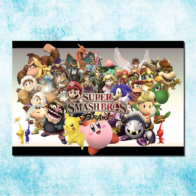 Super Smash Bros Mario Party Art Silk Canvas Poster Print 13x20 inches Games Pictures For Wall Decor (more)-4
Super Smash Bros Mario Party Art Silk Canvas Poster Print 13x20 inches Games Pictures For Wall Decor (more)-4