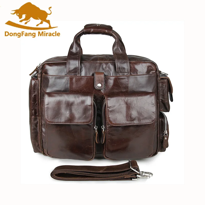 100% Genuine Leather Briefcases Vintage Men Shoulder Bag Cowhide Leather Travel Messenger Bag Many Pockets Man Laptop Bag
100% Genuine Leather Briefcases Vintage Men Shoulder Bag Cowhide Leather Travel Messenger Bag Many Pockets Man Laptop Bag