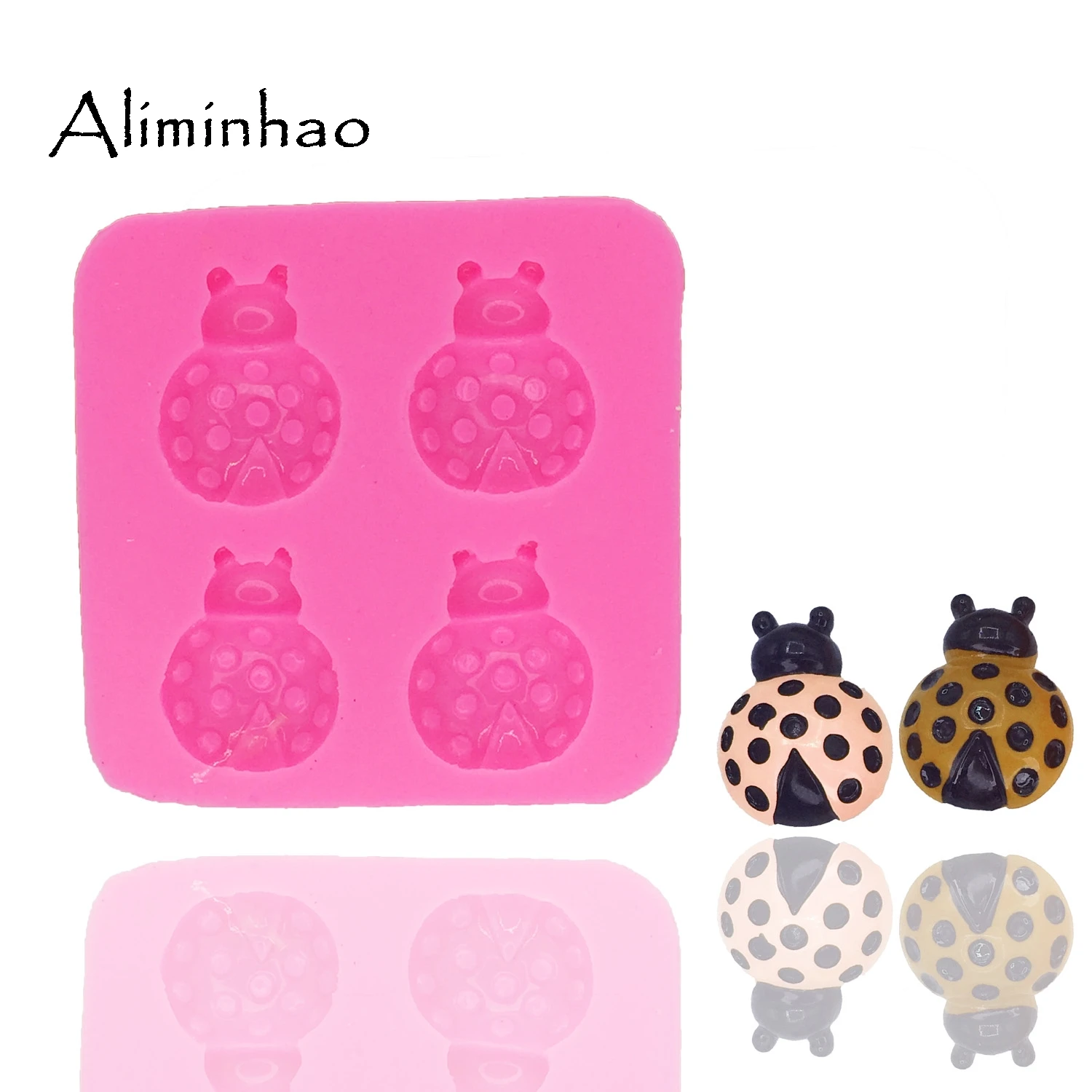 DY0022 Insect Ladybug DIY Silicone Mold Sugarcraft dessert Candy Chocolate Molds Fondant Cake Decorating Tools
DY0022 Insect Ladybug DIY Silicone Mold Sugarcraft dessert Candy Chocolate Molds Fondant Cake Decorating Tools