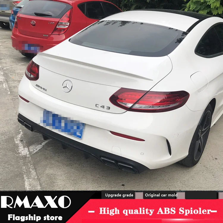 For Benz W205 C-class coupe Spoiler YC ABS Car Rear Wing Spoiler For Benz W205 two DOOR C180 C250 C350 C63 coupe Spoiler 2017
For Benz W205 C-class coupe Spoiler YC ABS Car Rear Wing Spoiler For Benz W205 two DOOR C180 C250 C350 C63 coupe Spoiler 2017
