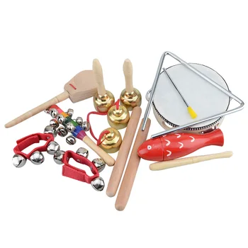 9 Pieces Different Musical Instrument Tools Kids Children Fun Wood Bell Teaching Aids Toys Rhythm & Music Education Toys for Kid
9 Pieces Different Musical Instrument Tools Kids Children Fun Wood Bell Teaching Aids Toys Rhythm & Music Education Toys for Kid