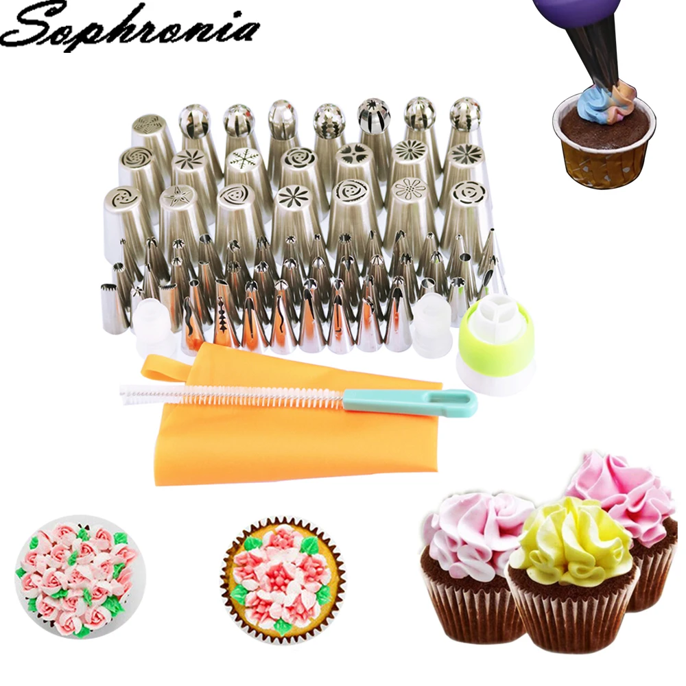 Sophronia 78pcs/set Nozzle Set Stainless Steel Cake Icing Piping Decoration Cake Decorating Nozzl Set CS008
Sophronia 78pcs/set Nozzle Set Stainless Steel Cake Icing Piping Decoration Cake Decorating Nozzl Set CS008