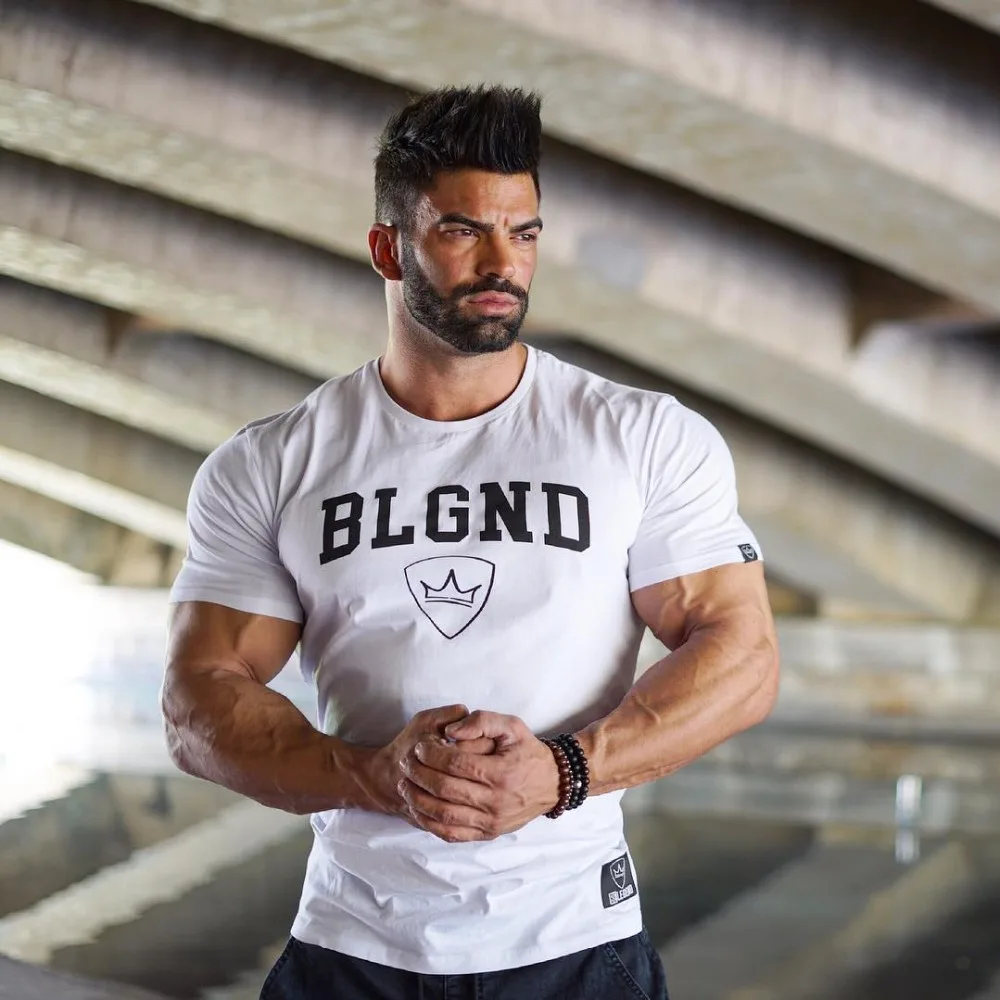 BeLegend new men cotton Short sleeve t shirt Fitness bodybuilding shirts male Brand tee tops Fashion t-shirt men S-XXL
BeLegend new men cotton Short sleeve t shirt Fitness bodybuilding shirts male Brand tee tops Fashion t-shirt men S-XXL