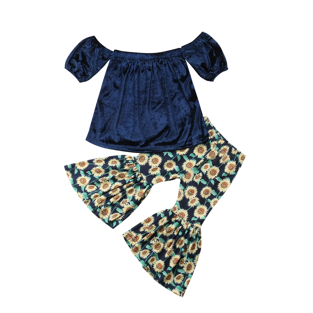 Baby Girl 2Pcs Clothes Tube Tops Sunflower Printed Wide Leg Casual Pants Outfits
Baby Girl 2Pcs Clothes Tube Tops Sunflower Printed Wide Leg Casual Pants Outfits