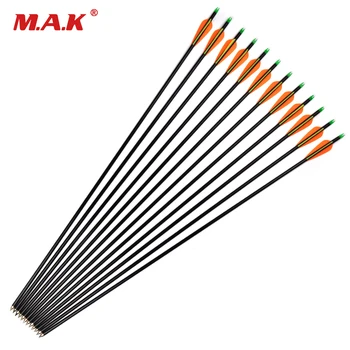 12/24/36 pcs Fiberglass Arrow 82cm Diameter 8mm 2 Red 1 Orange Vanes for Compound Bow Archery Hunting Shooting
12/24/36 pcs Fiberglass Arrow 82cm Diameter 8mm 2 Red 1 Orange Vanes for Compound Bow Archery Hunting Shooting