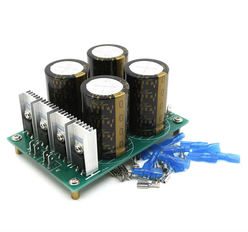 HPO Audio amplifier power supply board 30A Nichicon Type I 10000uF 50V X4 Diode Rectifier Filter
HPO Audio amplifier power supply board 30A Nichicon Type I 10000uF 50V X4 Diode Rectifier Filter