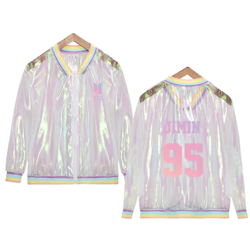 New arrival zipper Sunscreen coat kpop Bangtan Boys Jungkook Gradient Baseball uniform women Sun protection clothing summer
New arrival zipper Sunscreen coat kpop Bangtan Boys Jungkook Gradient Baseball uniform women Sun protection clothing summer