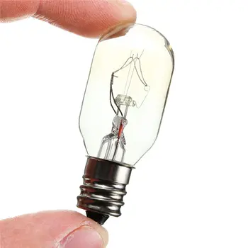 15W/25W High Temperature Incandescent Bulb E12 Salt Lamp Toaster Oven Refrigerator Light Filament Bulbs Glass Lamp Lighting 120V
15W/25W High Temperature Incandescent Bulb E12 Salt Lamp Toaster Oven Refrigerator Light Filament Bulbs Glass Lamp Lighting 120V