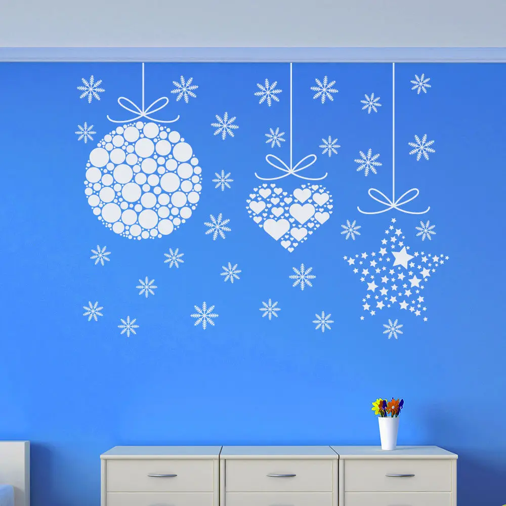 Merry Christmas Removable Vinyl Wall Sticker Christmas Balls Art Design Wall Decals Home Window Art Design Wallpaper Y-770
Merry Christmas Removable Vinyl Wall Sticker Christmas Balls Art Design Wall Decals Home Window Art Design Wallpaper Y-770