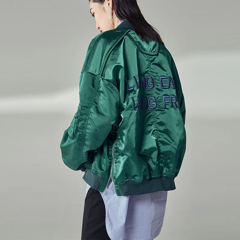 Autumn Winter New Pilots Jacket women Korean Version Street BF Casual Embroidered Baseball Suit Green Black Crop Jacket Women
Autumn Winter New Pilots Jacket women Korean Version Street BF Casual Embroidered Baseball Suit Green Black Crop Jacket Women