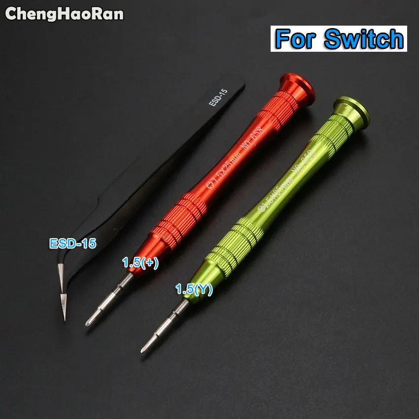 ChengHaoRan Tool Kit For Nintendo Switch NX Console JoyCon Controller 1.5 Phillips Tri Wing Y Screwdriver Tear Down Repair Tools
ChengHaoRan Tool Kit For Nintendo Switch NX Console JoyCon Controller 1.5 Phillips Tri Wing Y Screwdriver Tear Down Repair Tools