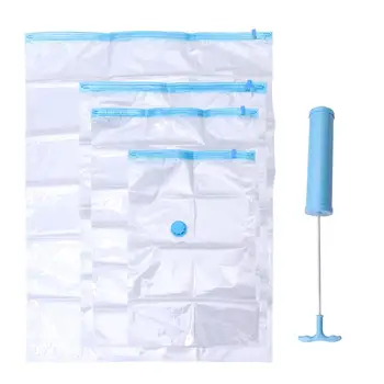 OUNONA 10pcs Space Saving Vacuum Bag Reusable Airtight Transparent Storage Bags Compression Bags with Air Pump for Clothes Quilt
OUNONA 10pcs Space Saving Vacuum Bag Reusable Airtight Transparent Storage Bags Compression Bags with Air Pump for Clothes Quilt