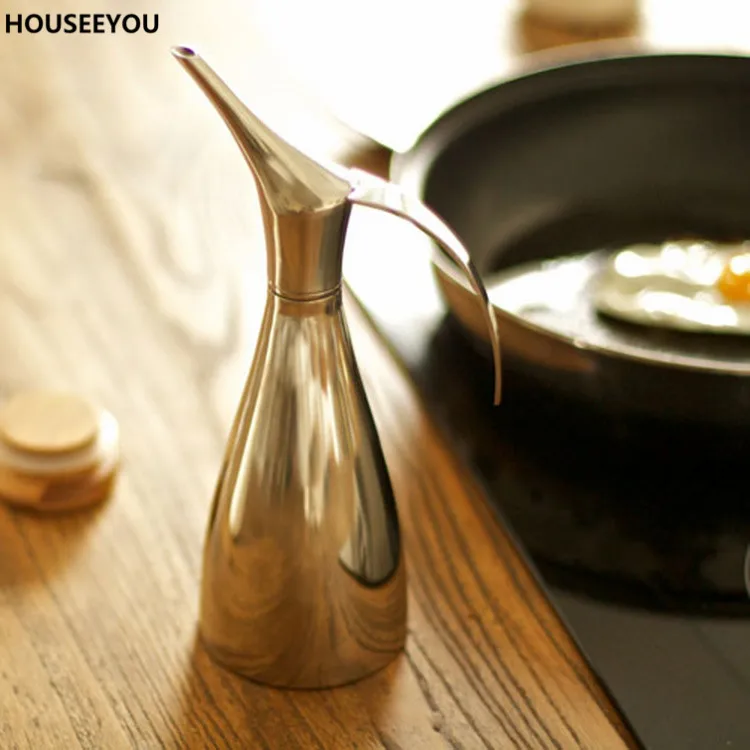 High-quality Gravy Boats Oiler Spill Prevention Stainless Steel Sauce Seasoning Pot Olive Oil Condiment Container Kitchen Tools
High-quality Gravy Boats Oiler Spill Prevention Stainless Steel Sauce Seasoning Pot Olive Oil Condiment Container Kitchen Tools