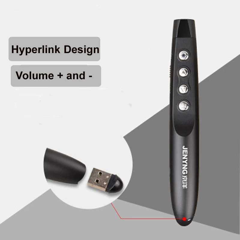 2.4G Wireless remote control PPT presentation pen for Meeting/teaching Remote computer function and infrared indicator pointer
2.4G Wireless remote control PPT presentation pen for Meeting/teaching Remote computer function and infrared indicator pointer
