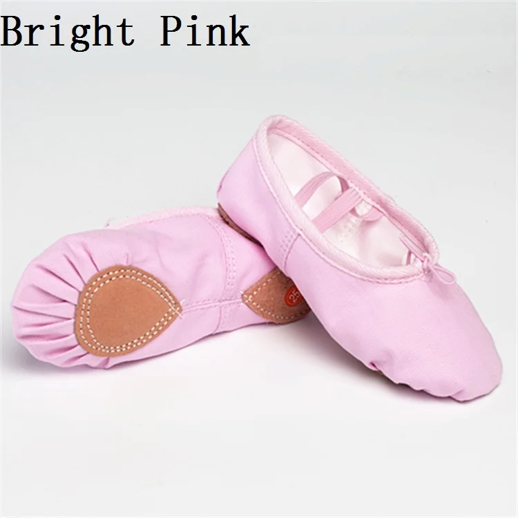 fan wu fang 2017 New 7 Color Canvas Soft Ballet Dance Shoes Yoga Shoes Children Girls Women Slippers According The CM To Buy 13