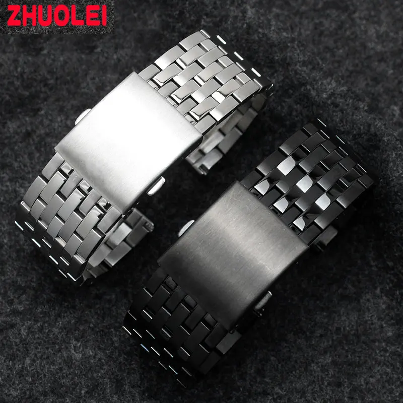 Zhuolei Quality 7 links Solid stainless steel Watch band strap fitting For Diesel For Men 24mm 26mm 28mm 30mm Steel Bracelet
Zhuolei Quality 7 links Solid stainless steel Watch band strap fitting For Diesel For Men 24mm 26mm 28mm 30mm Steel Bracelet