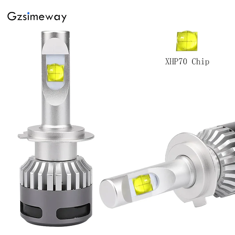 

2PCS Car led H1 H4 H7 H8 H11 HB3 9006 9012 H16 Headlight Bulbs D2S D2H D1S Headlights XHP70 110W 6000k Led Lamp fog light 12-24V