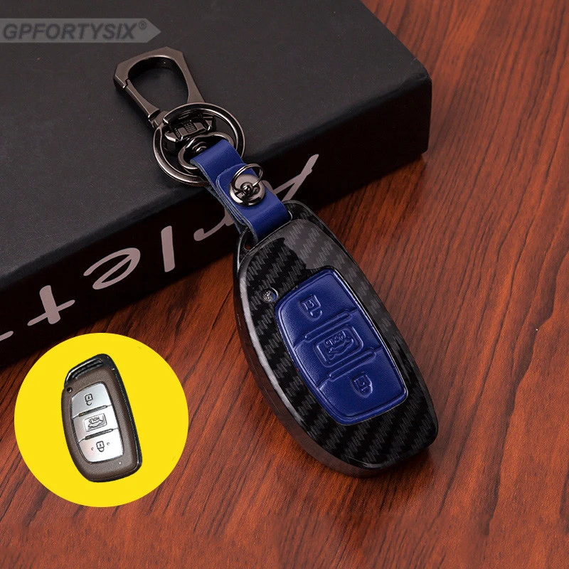 Carbon Fiber Leather Car Key Case Fob For Hyundai i10 i20 i30 HB20 IX25 IX35 IX45 TUCSON Avante Key Cover Holder Car Accessories
Carbon Fiber Leather Car Key Case Fob For Hyundai i10 i20 i30 HB20 IX25 IX35 IX45 TUCSON Avante Key Cover Holder Car Accessories