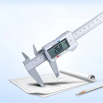 1PC 150MM LCD Electronic Digital Vernier Caliper PA66 Micrometer Measure Tool Gauge Ruler Vernier Caliper
1PC 150MM LCD Electronic Digital Vernier Caliper PA66 Micrometer Measure Tool Gauge Ruler Vernier Caliper