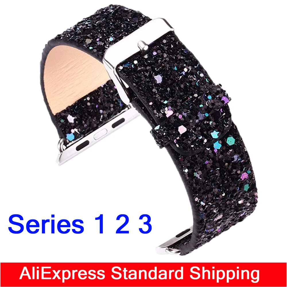 For Apple Watch Band 42mm 38mm Series 1 2 3 Leather Christmas Luxurious Shiny Straps for Iwatch 3 bands strap Bracelet COMLYO
For Apple Watch Band 42mm 38mm Series 1 2 3 Leather Christmas Luxurious Shiny Straps for Iwatch 3 bands strap Bracelet COMLYO