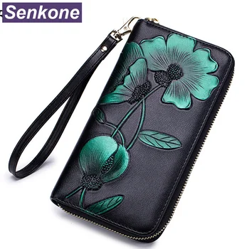 Fashion Women Wallet Genuine Leather Luxury Long Clutch Handy Bag Printing Floral Female Card Holder Wallet Purse Money Bag
Fashion Women Wallet Genuine Leather Luxury Long Clutch Handy Bag Printing Floral Female Card Holder Wallet Purse Money Bag