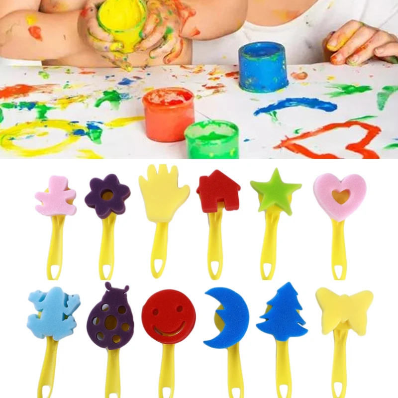 29 pcs/set Children Drawing Set Cotton Paint Brushes Kids DIY Flower Sponge Art Graffiti Brushes Painting Tool Educational Toy
29 pcs/set Children Drawing Set Cotton Paint Brushes Kids DIY Flower Sponge Art Graffiti Brushes Painting Tool Educational Toy